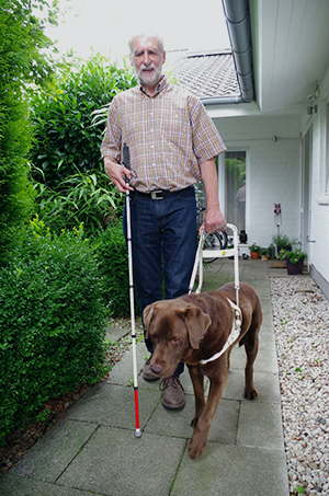 Foto Frank Schwanke mit Hund